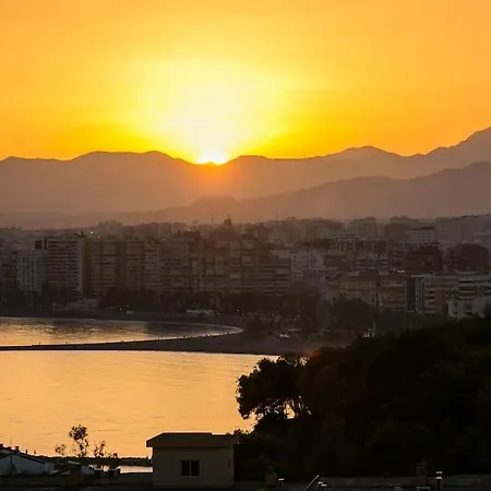 Andalusian On The Sea And The Bay Of Villa Malaga